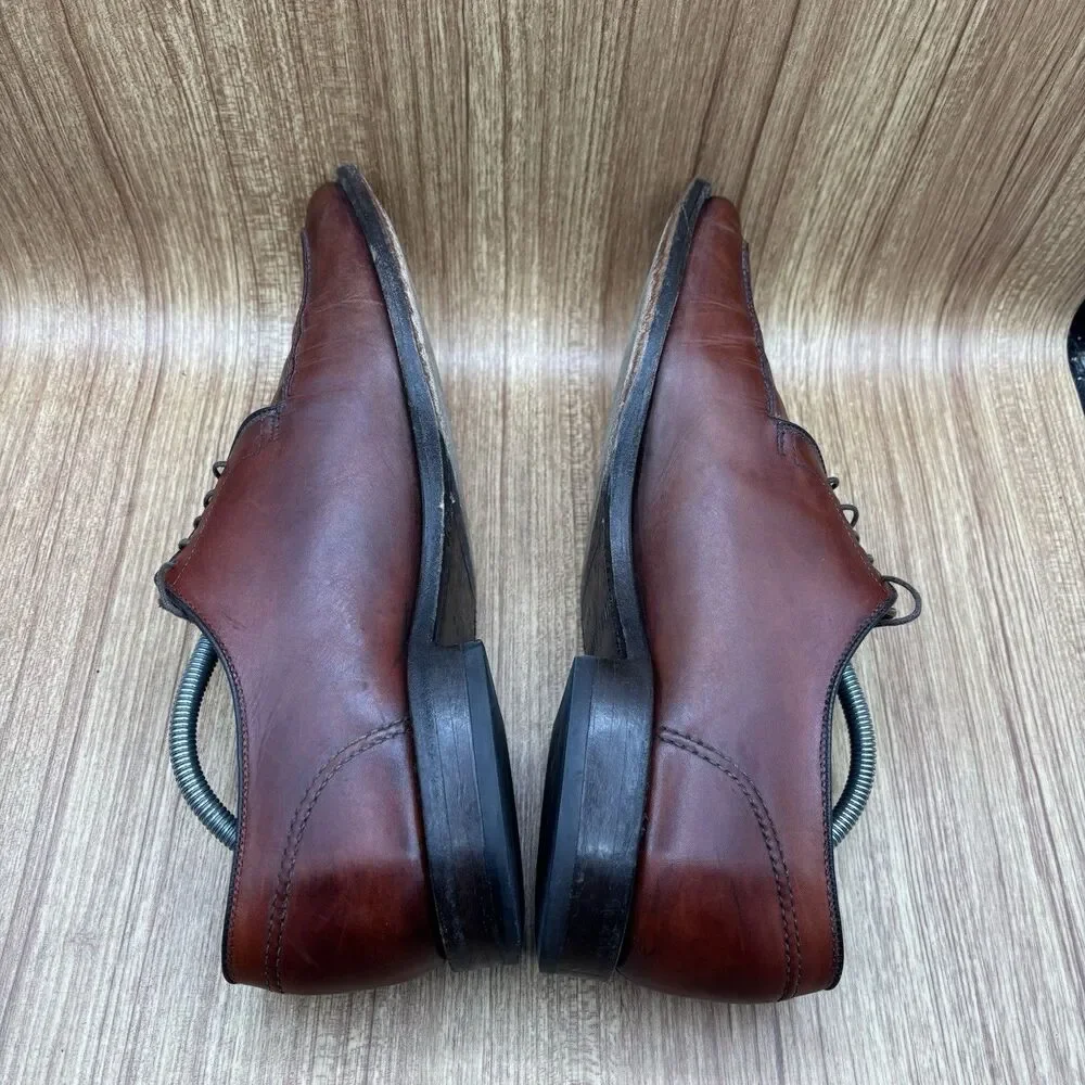 Allen Edmonds LASALLE 12 D Chili Men's Split Toe shoe Oxford Dress LaceUp‎ Shoes